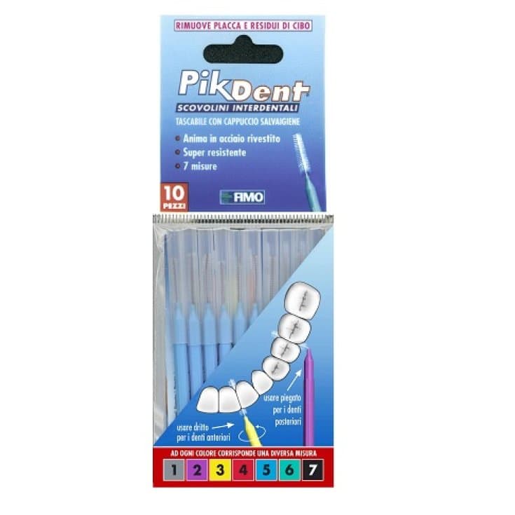 Pikdent Filo interdentale – 10 pezzi, Taglia 5