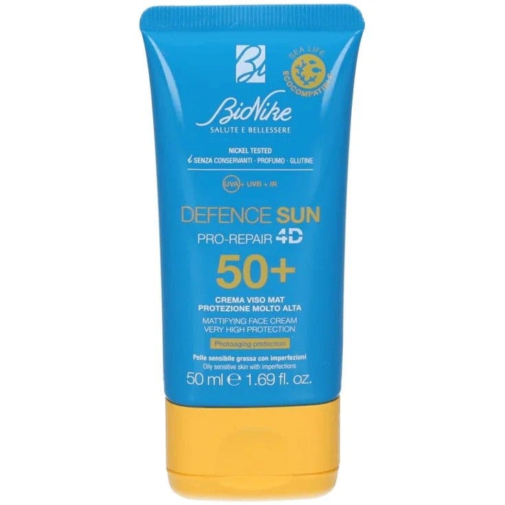 Defence Sun 50+ Crema Viso Mat – Crema opacizzante