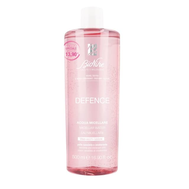 BioNike Defence Acqua Micellare – 500 ml Detergenza Viso e Occhi