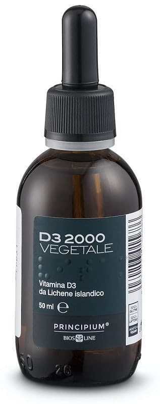 Principium D3 2000 Gocce Vitamina D3 + Calcio – 50 ml