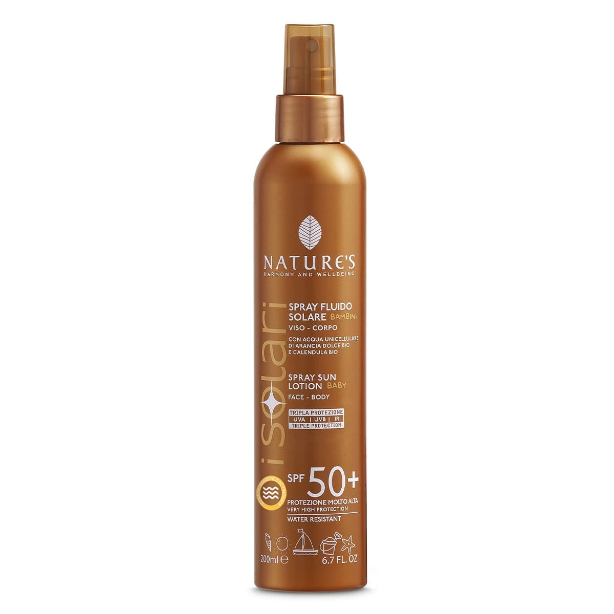 Nature's Solari Bambini SPF50+ – Protezione solare