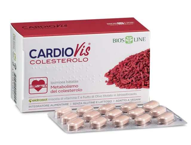 Cardiovis Colesterolo Riso rosso fermentato + Coenzima Q10 – 30 compresse