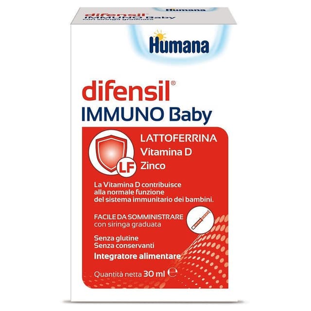 Difensil Immuno Baby Lattoferrina + Zinco – 30 ml