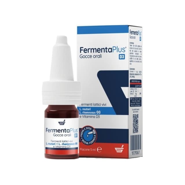 Fermenta Plus D3 Fermenti lattici probiotici + Vitamina D3 – 5 ml gocce
