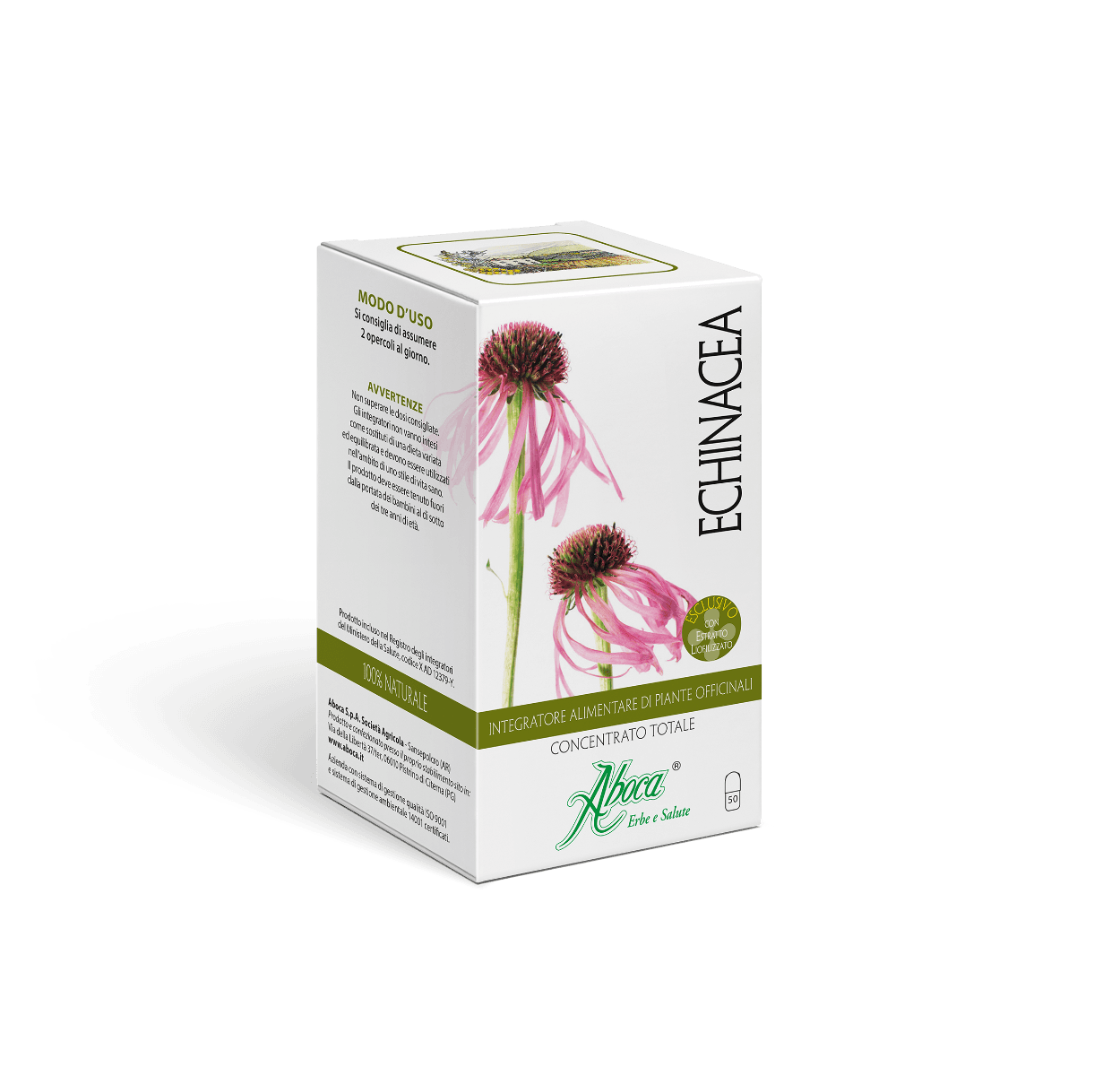 Estratto di Echinacea Total Aboca – 50 Compresse