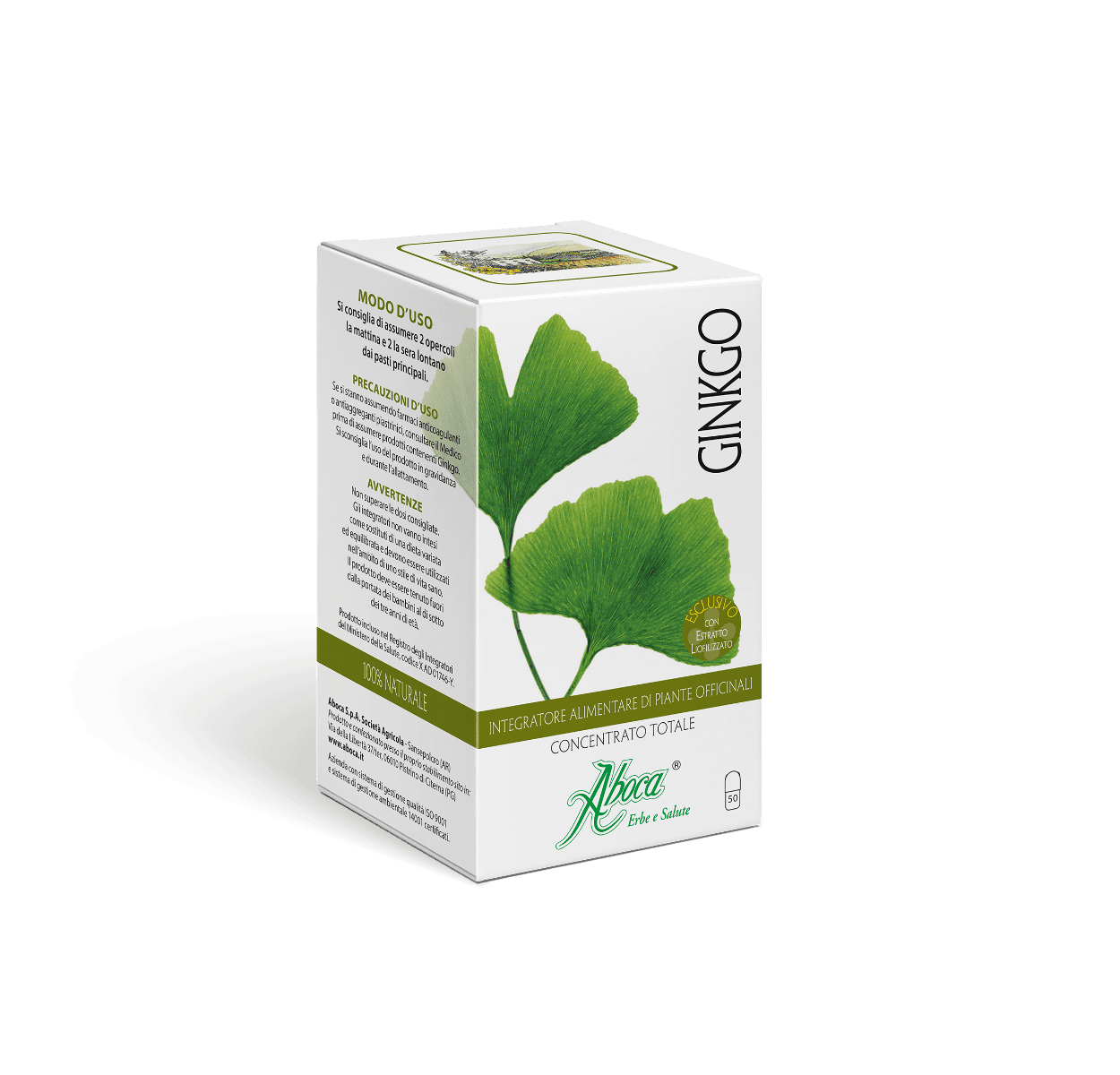 Ginkgo 50 Aboca – Integratore alimentare
