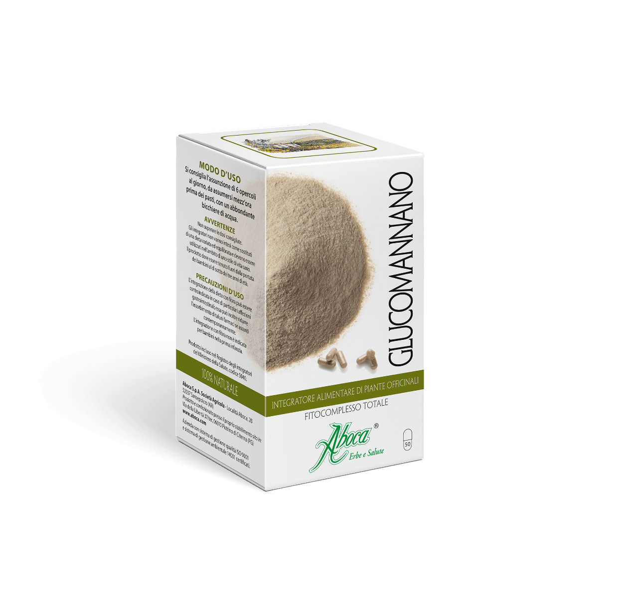 Glucomannano Aboca – 50 capsule