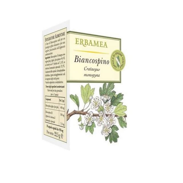 Biancospino 400 mg 50 capsule – Erbamea