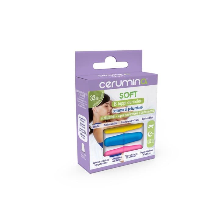 Cerumina Tappi Auricolari Soft – 8 Pezzi