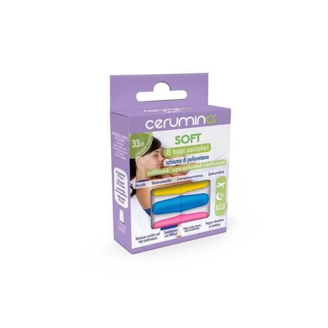 Cerumina Tappi Auricolari Soft – 8 Pezzi