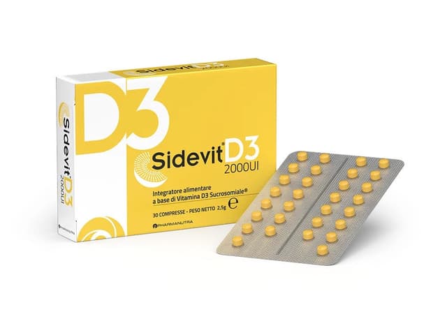 Sidevit D3 2000 IU Vitamina D3 – 30 compresse