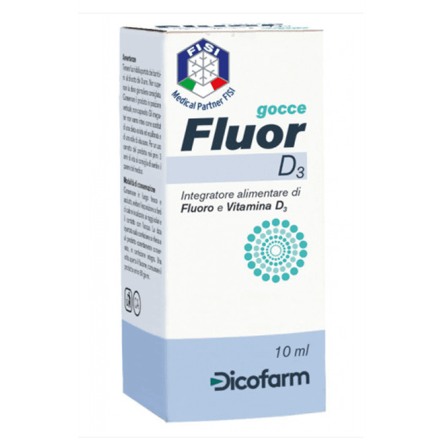 Fluor D3 Gocce Vitamina D3 – 10 ml