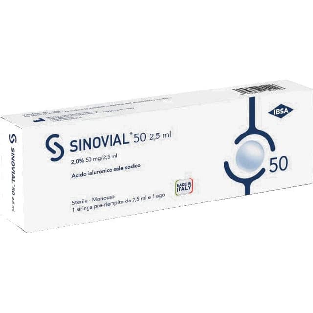 Sinovial 50 – 1 fiala da 2,5 ml