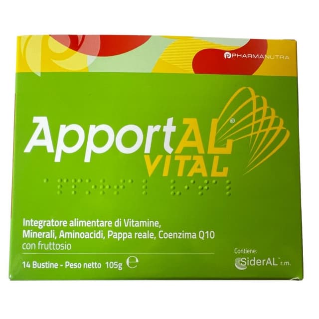 Apportal Vital L-arginina 500 mg + L-carnitina – 14 bustine