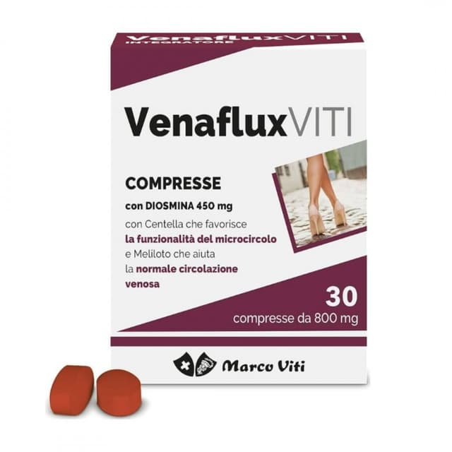 Venaflux Viti Diosmina 0,45 g + Ippocastano – 30 compresse