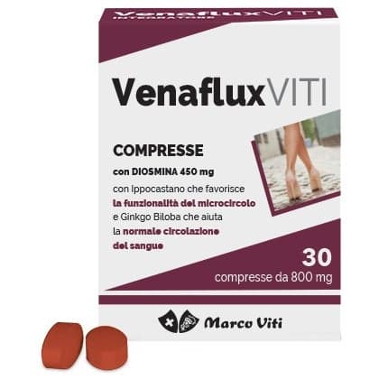 Venaflux Viti Diosmina + Ippocastano – 30 compresse