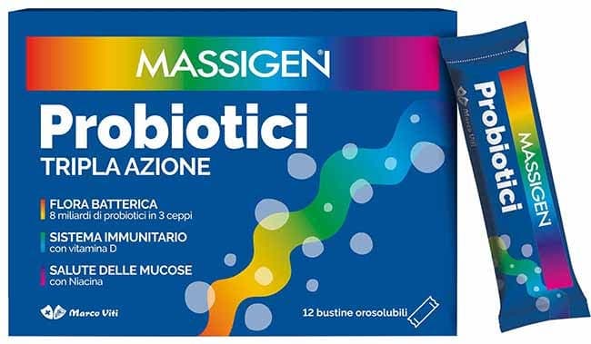 Massigen Probiotika PP – 12 bustine