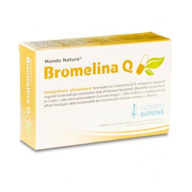 Bromelain Q Mondo Natura – 30 compresse