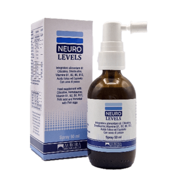 Neuro Levels Spray Colina + Complesso vitaminico B – 50 ml