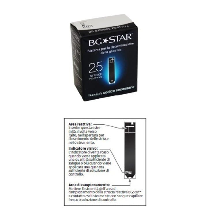 BGStar MyStarExtra Strisce Reattive – 25 pezzi