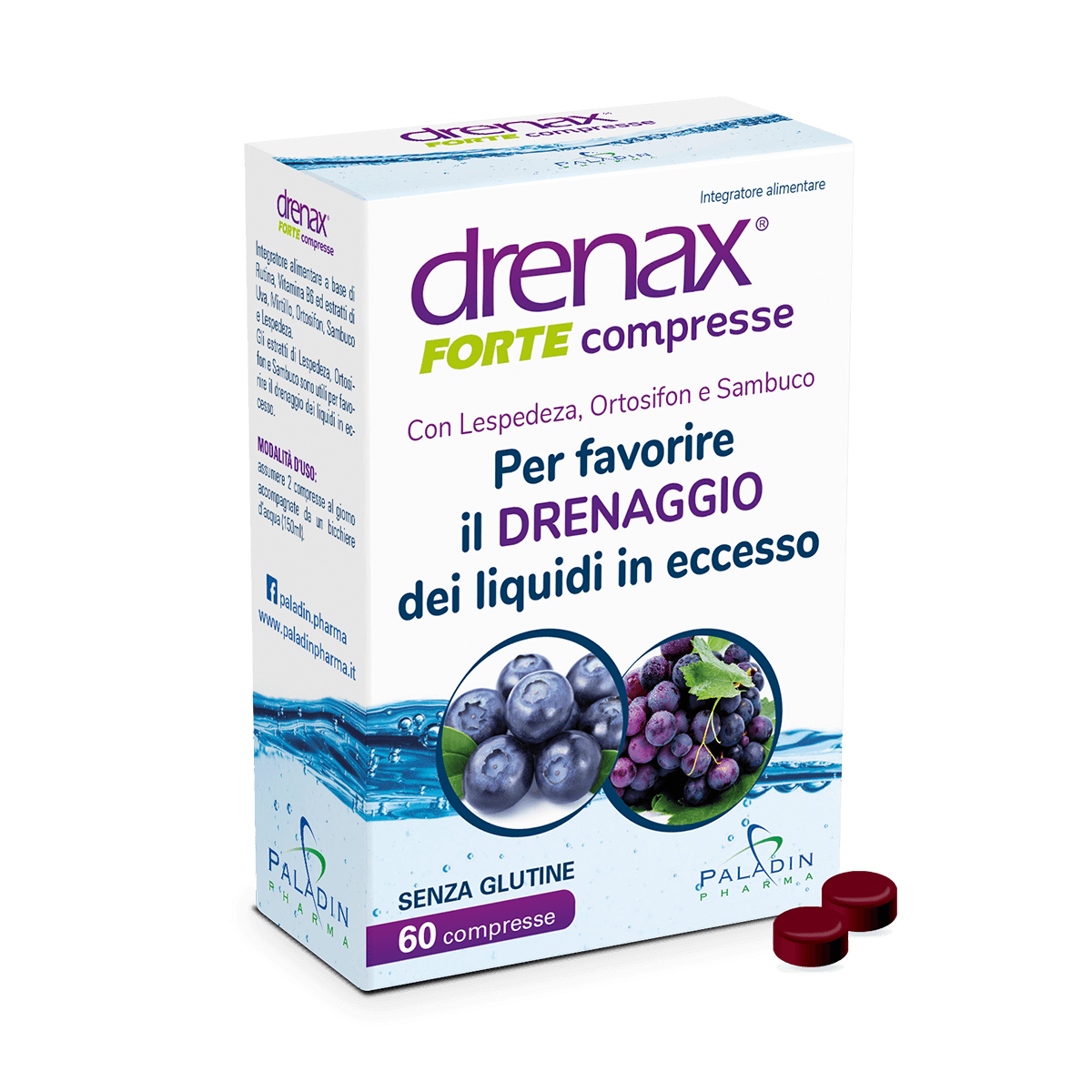 Drenax Forte Mirtillo – 60 capsule