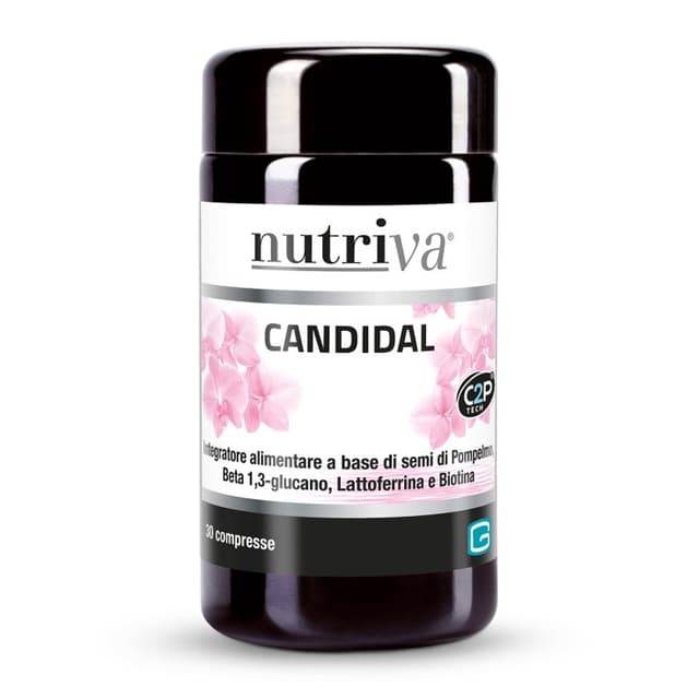 Nutriva Candidal Lattoferrina + Biotina – 30 capsule
