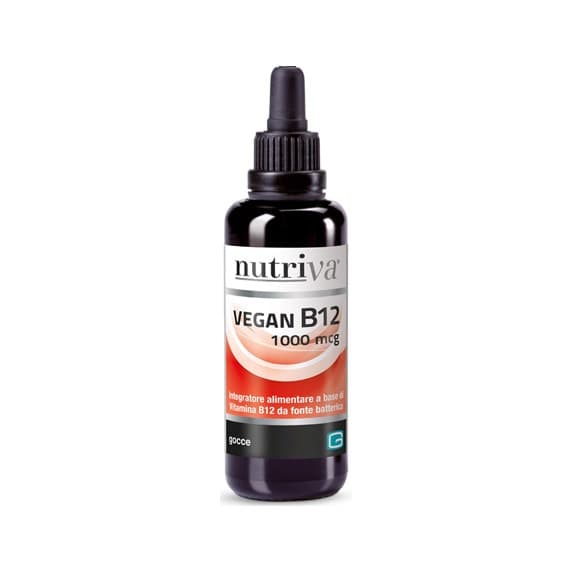Nutriva Vegan B12 Liquid Vitamina B12 – 1000 mcg, 30 ml