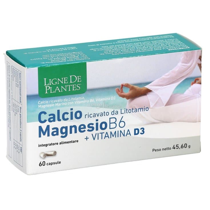 Calcium Magnesium B6 + Vitamin D3 – 60 Kapseln