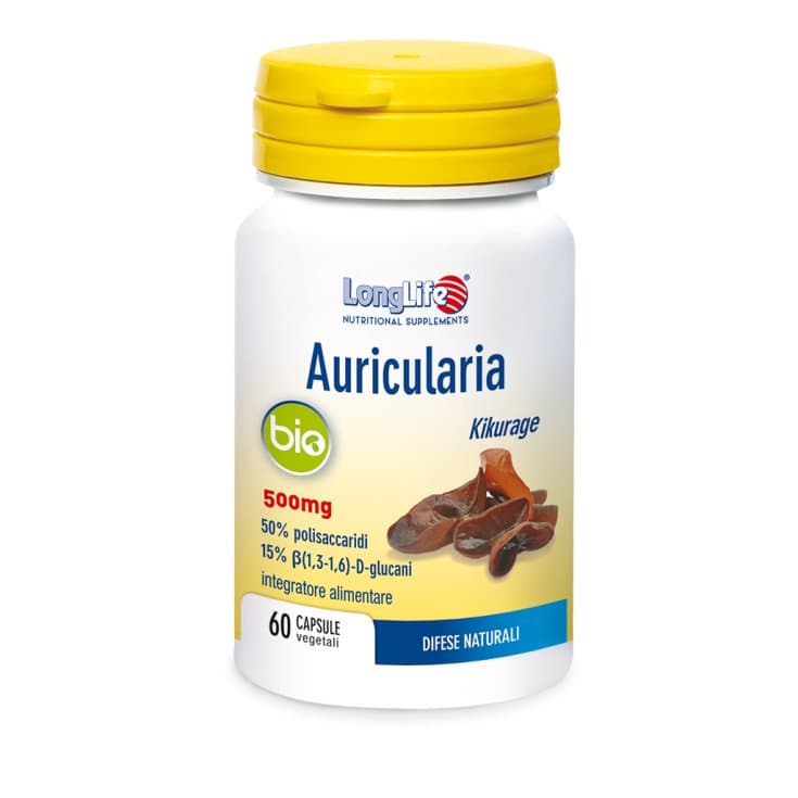 Longlife Auricularia Bio – 60 capsule