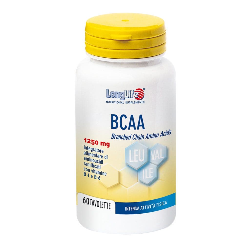 Longlife BCAA 1250 mg – Complesso di aminoacidi
