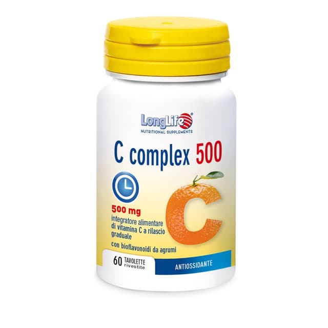 Longlife C Complex 500 Vitamina C + Chlorella – 60 compresse