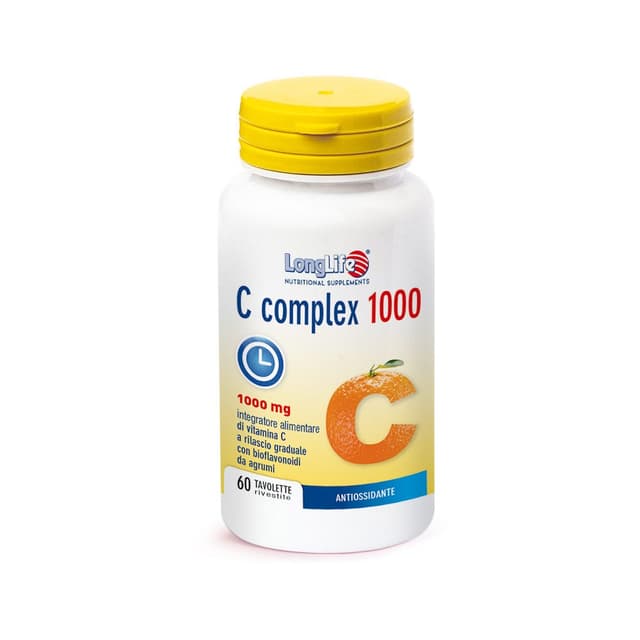 Longlife C Complex 1000 Vitamina C + Chlorella – 60 compresse