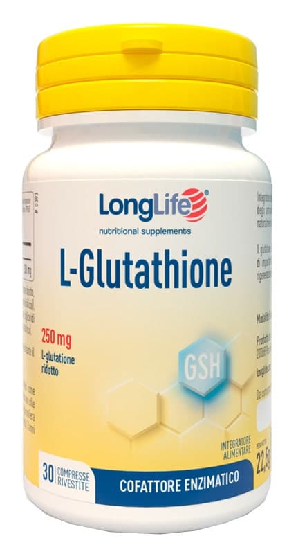 Longlife L-Glutathione – 30 compresse