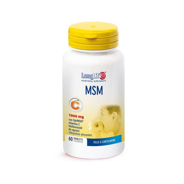 Longlife MSM 1000mg – 60 compresse