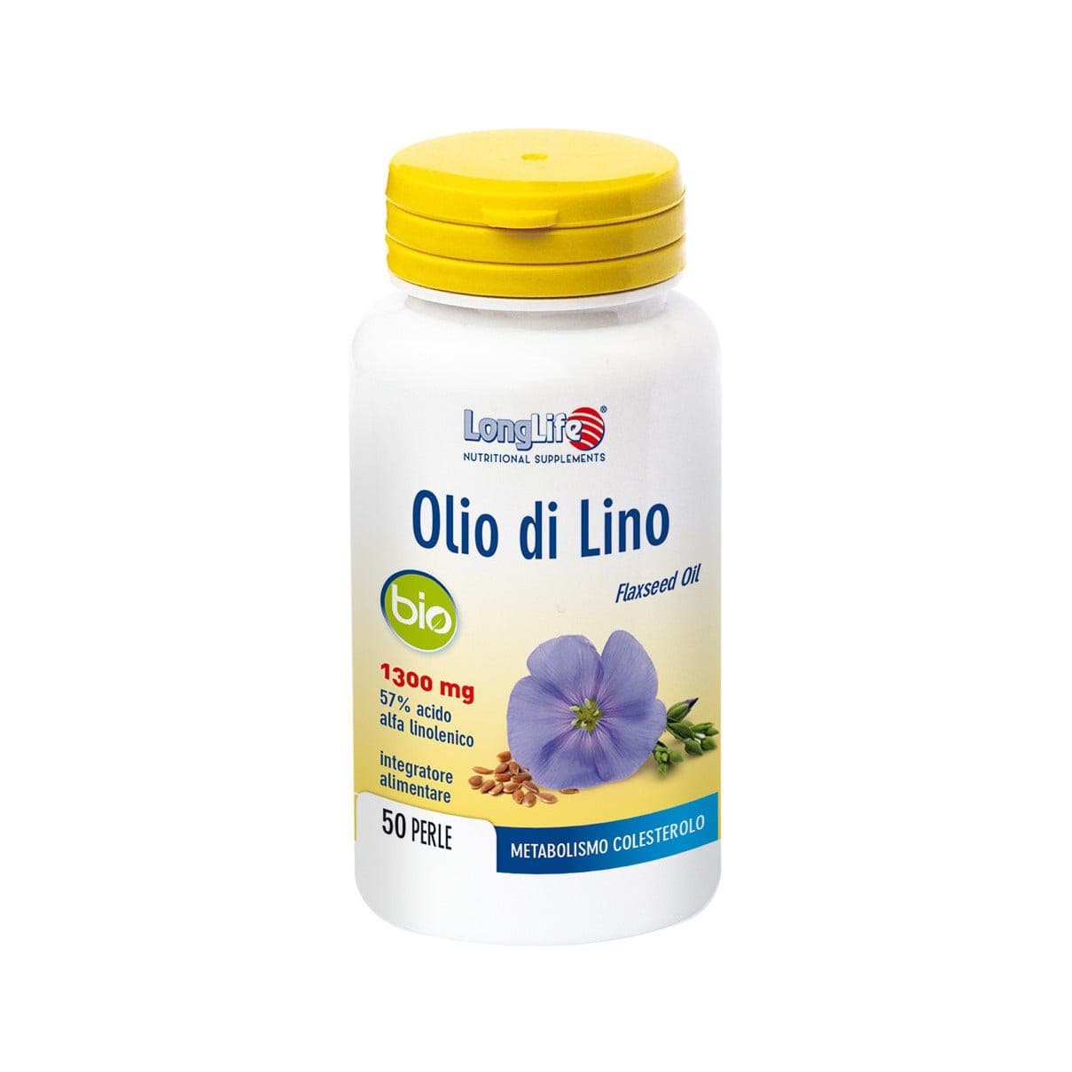 Longlife Leinöl Bio – 50 Kapseln