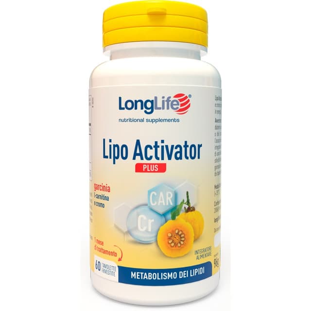 Longlife Lipo Activator L-carnitina – 60 compresse