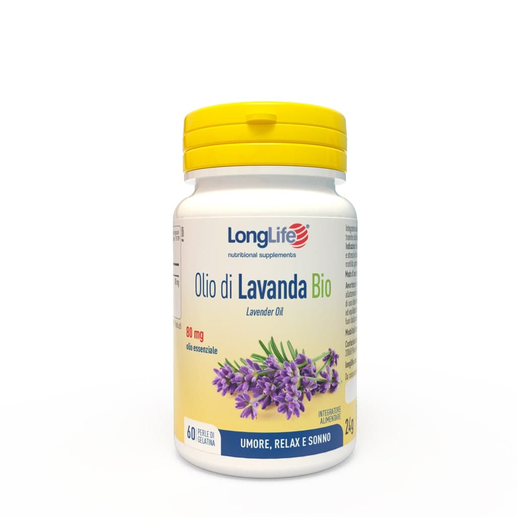 Longlife Olio di Lavanda Bio – 60 capsule