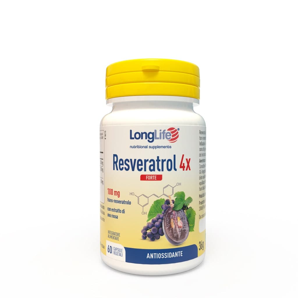 Longlife Resveratrol 4X – 60 capsule