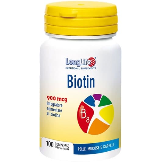 Longlife Biotin 900 mcg – 100 compresse