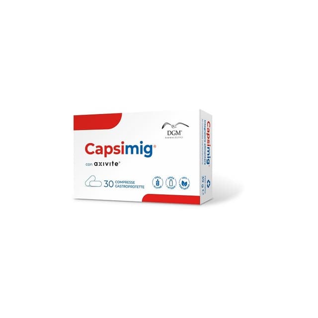 CAPSIMIG Magnesio + Coenzima Q10 – 30 capsule con protezione gastrica