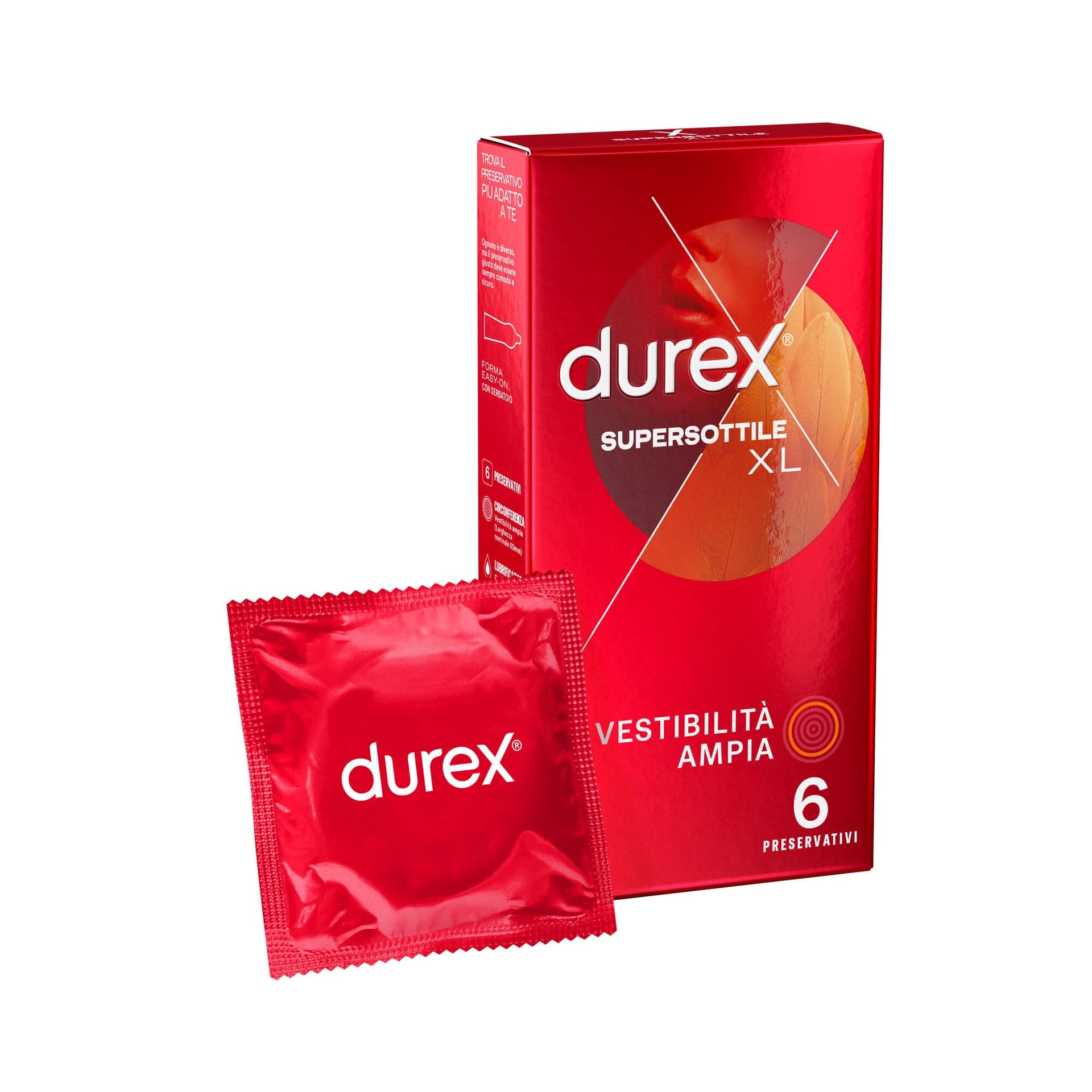 Durex Supersottile XL – 6 preservativi
