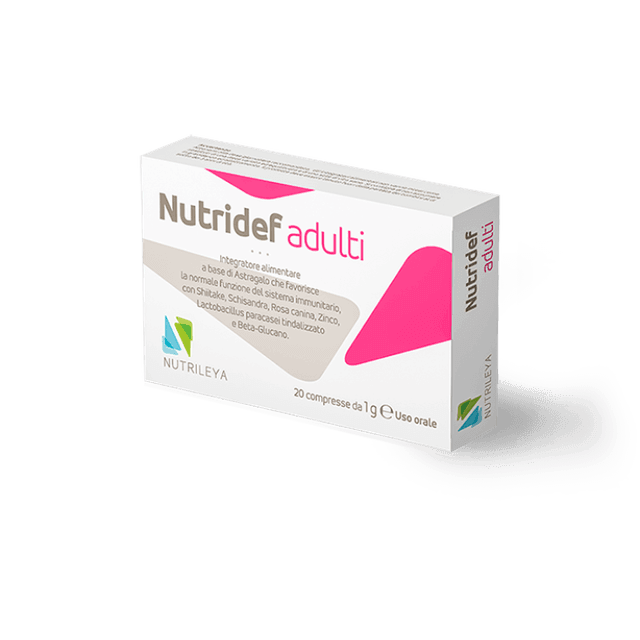 Nutridef Adulti Beta-glucani + Zinco – 20 compresse Integratore alimentare