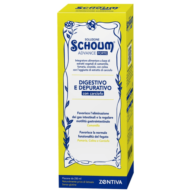 Soluzione Schoum Advance Forte Colina 990 mg + Carciofo – Integratore liquido