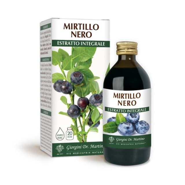Mirtillo Nero Estratto – 200 ml succo | Dr. Giorgini
