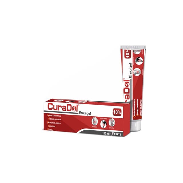 Curadol Emugel – 100 ml Gel per Massaggio Muscoli e Articolazioni