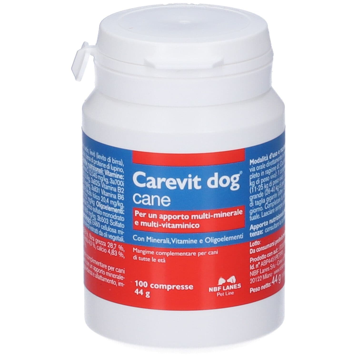 Carevit Dog Mangan – 100 compresse