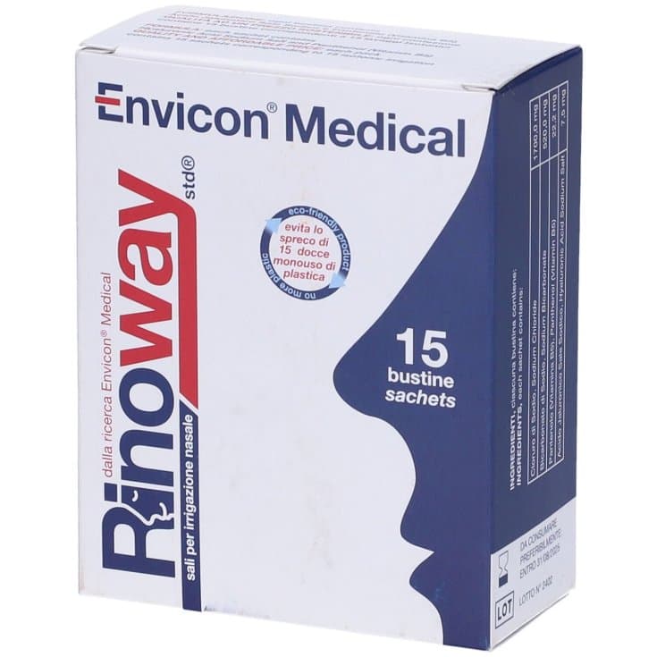 Rinoway Plus – 15 Beutel isotonische Salze
