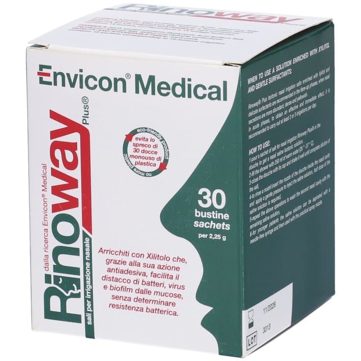 Rinoway Plus – 30 bustine di sali isotonici