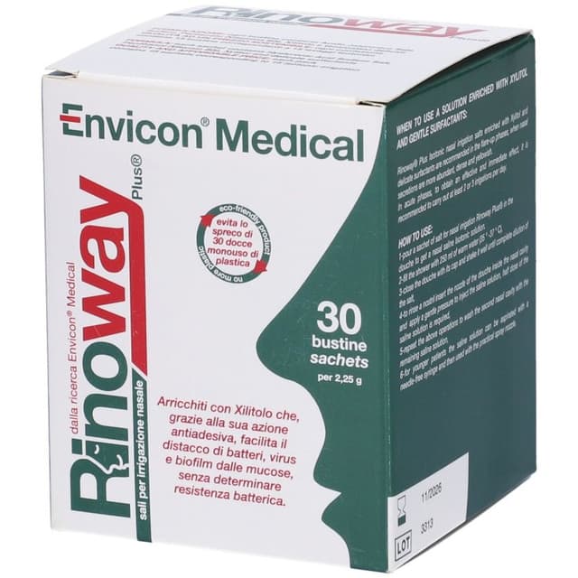 Rinoway Plus – 30 bustine di sali isotonici