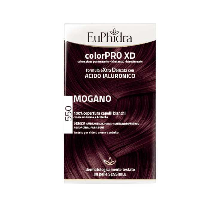 Euphidra ColorPro XD 550 Mogano – Colorante per Capelli
